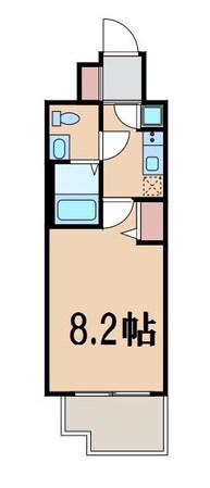 大国町駅 徒歩2分 7階の物件間取画像